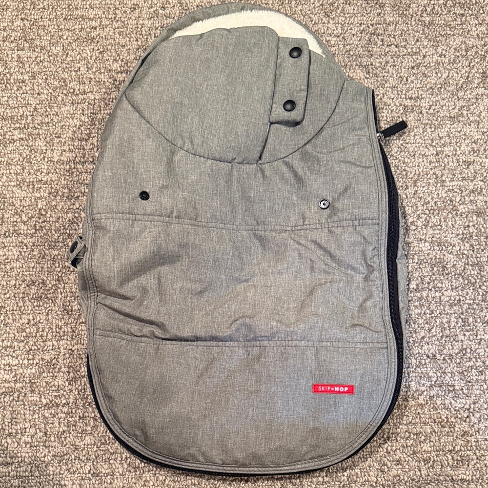 Skip Hop Gray Stroller Footmuff